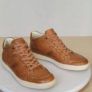 Tod's Genuine Tan Soft Leather Low Top Women's Athletic Sneakers Size EU 38/US 8